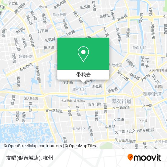 友唱(银泰城店)地图