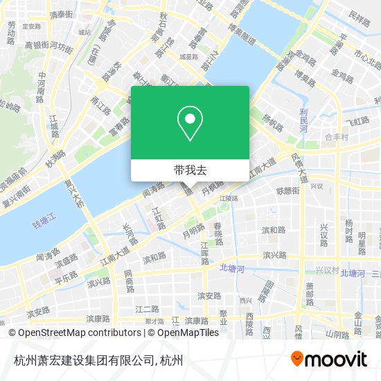 杭州萧宏建设集团有限公司地图