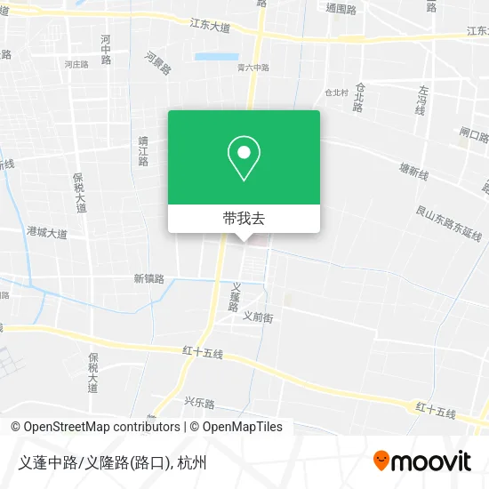 义蓬中路/义隆路(路口)地图