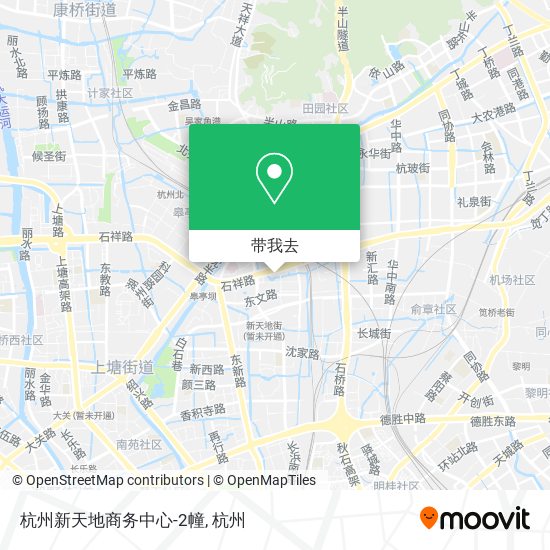 杭州新天地商务中心-2幢地图
