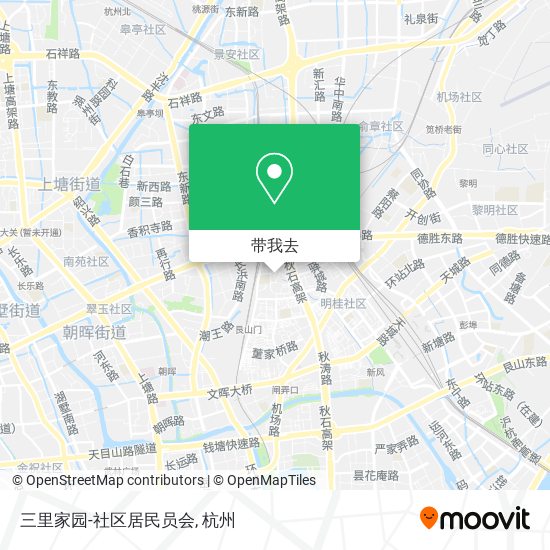 三里家园-社区居民员会地图