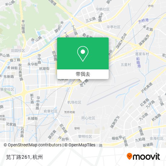 笕丁路261地图