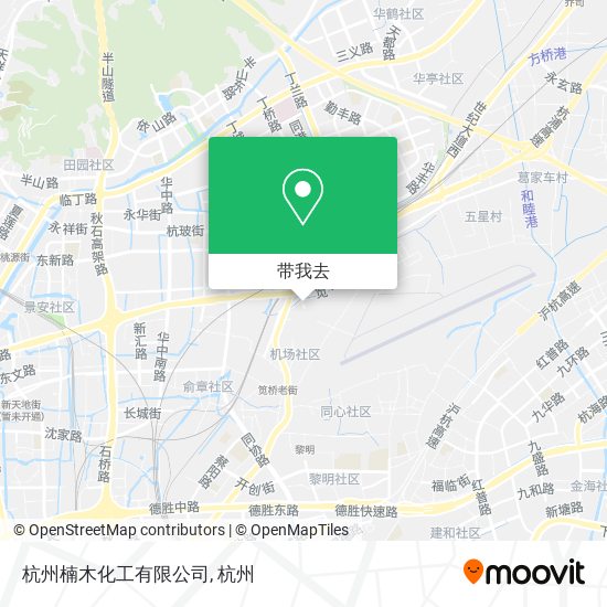 杭州楠木化工有限公司地图