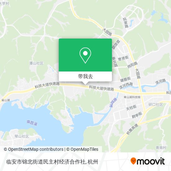 临安市锦北街道民主村经济合作社地图