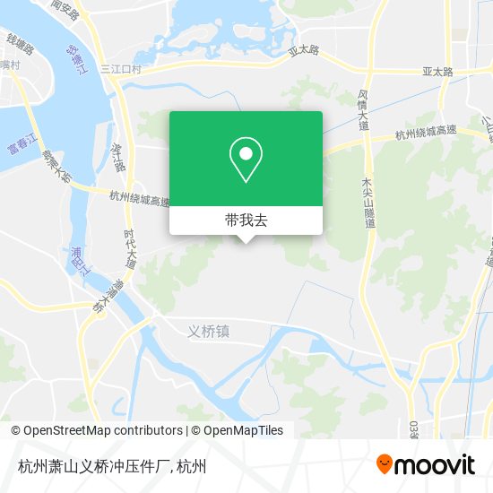 杭州萧山义桥冲压件厂地图