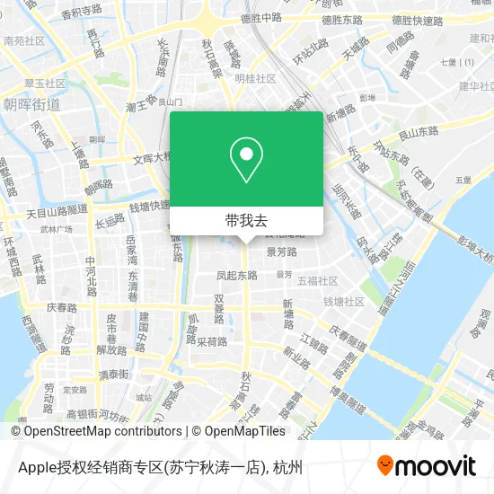 Apple授权经销商专区(苏宁秋涛一店)地图