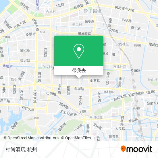 桔尚酒店地图