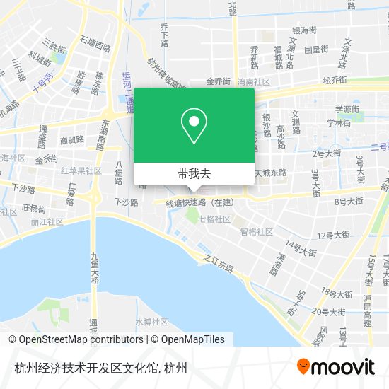 杭州经济技术开发区文化馆地图