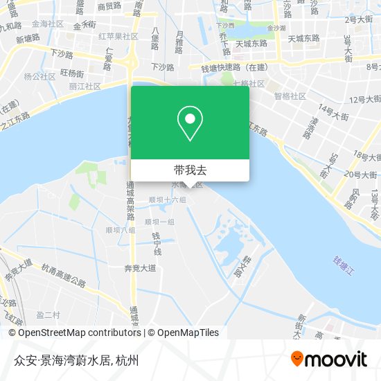 众安·景海湾蔚水居地图