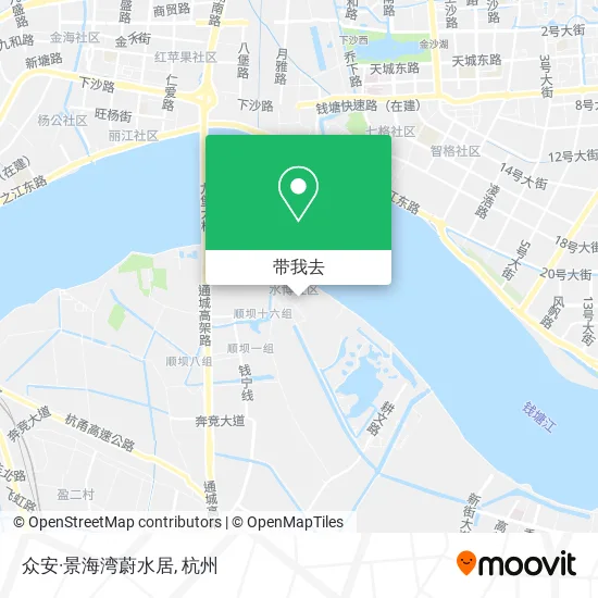 众安·景海湾蔚水居地图