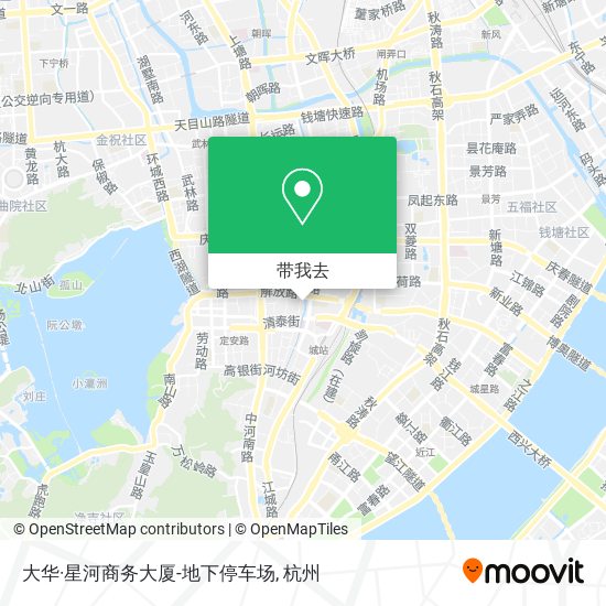 大华·星河商务大厦-地下停车场地图