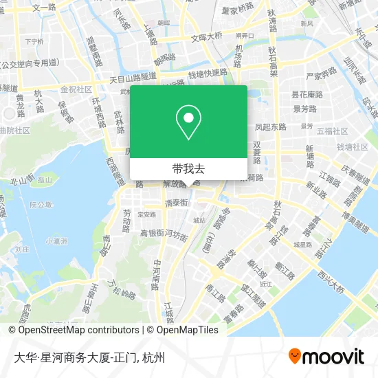 大华·星河商务大厦-正门地图