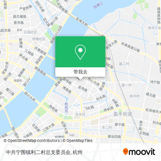 中共宁围镇利二村总支委员会地图