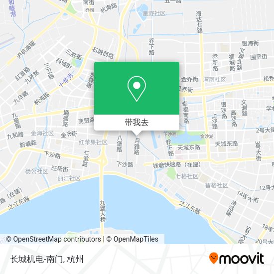 长城机电-南门地图