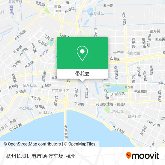 杭州长城机电市场-停车场地图