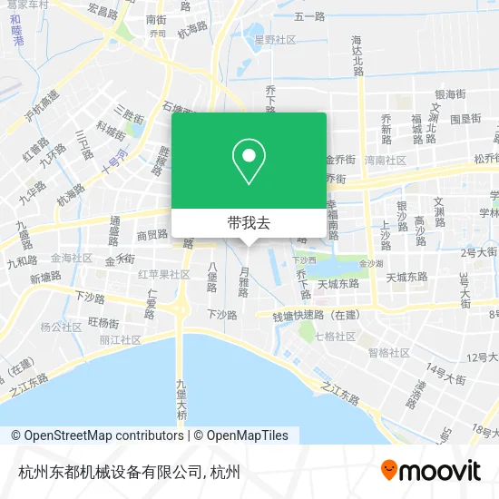 杭州东都机械设备有限公司地图