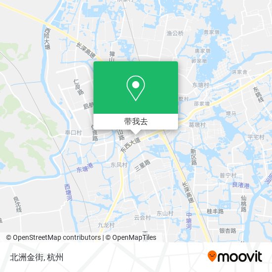 北洲金街地图