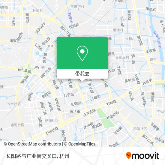 长阳路与广业街交叉口地图
