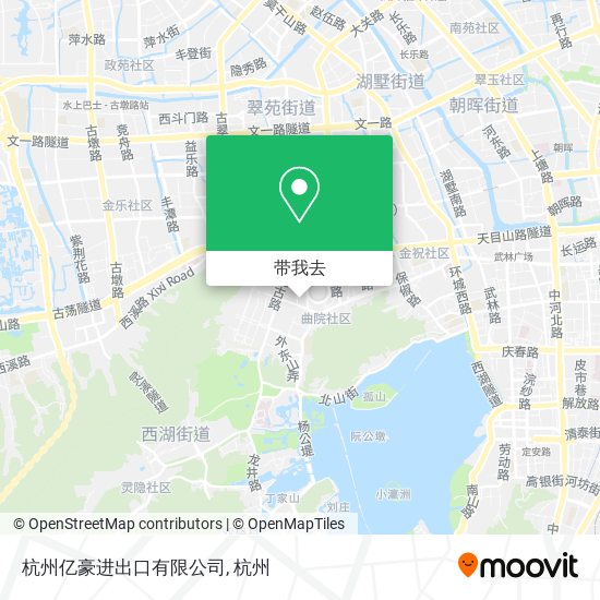 杭州亿豪进出口有限公司地图