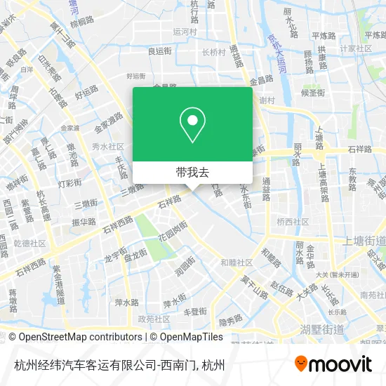 杭州经纬汽车客运有限公司-西南门地图