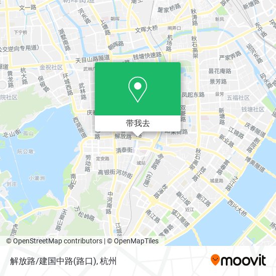 解放路/建国中路(路口)地图