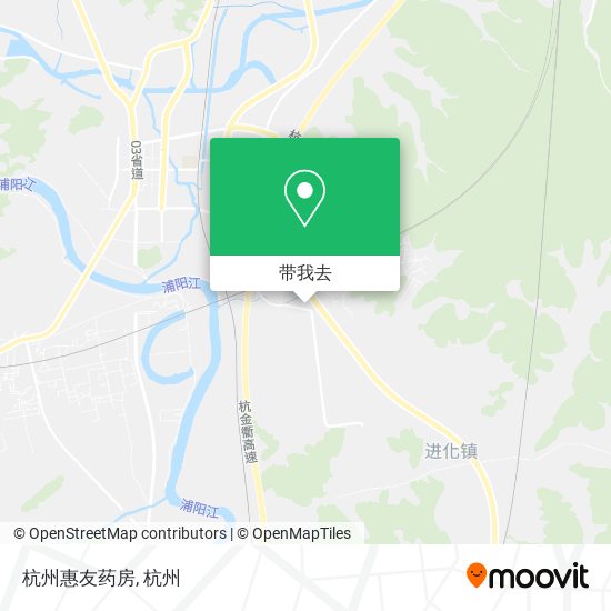 杭州惠友药房地图