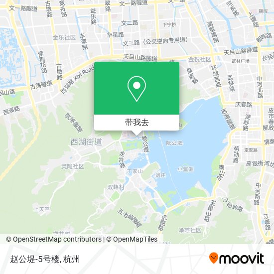 赵公堤-5号楼地图