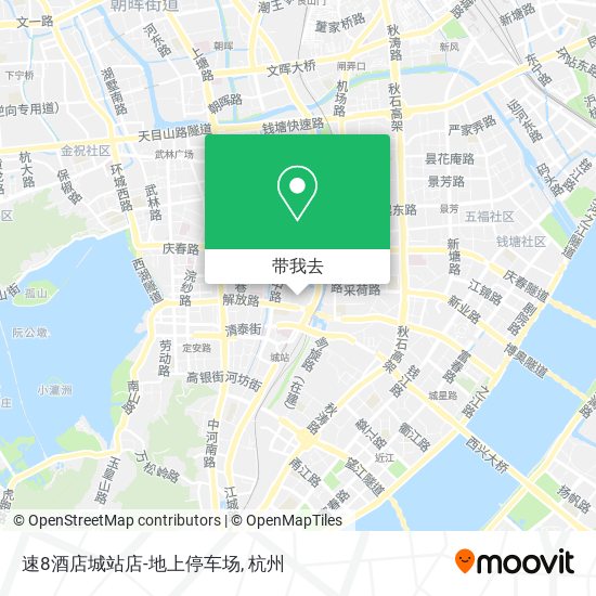 速8酒店城站店-地上停车场地图