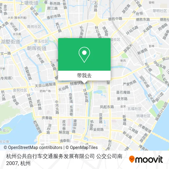 杭州公共自行车交通服务发展有限公司 公交公司南2007地图