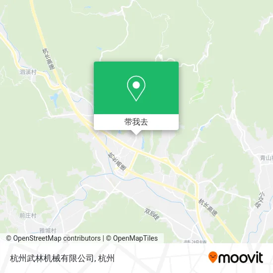 杭州武林机械有限公司地图