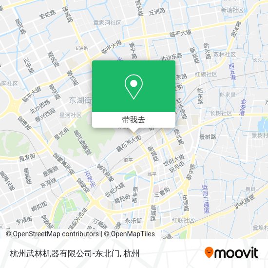 杭州武林机器有限公司-东北门地图