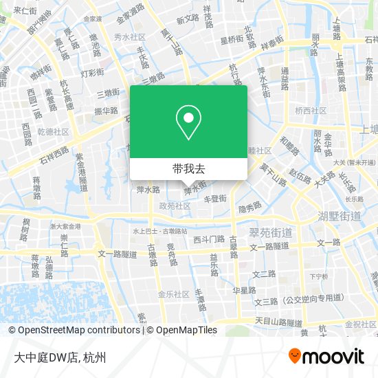 大中庭DW店地图
