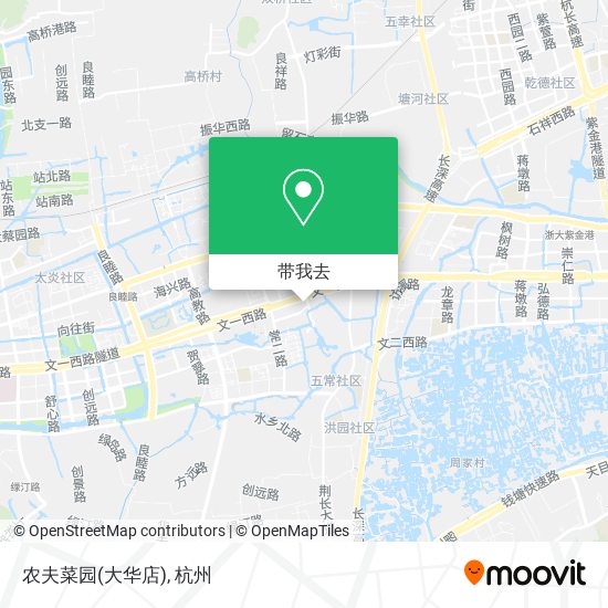 农夫菜园(大华店)地图