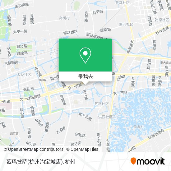慕玛披萨(杭州淘宝城店)地图