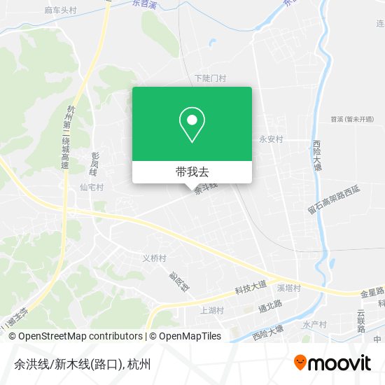余洪线/新木线(路口)地图