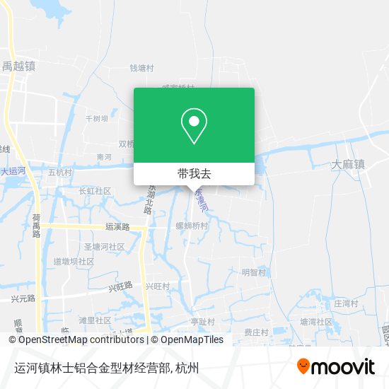 运河镇林士铝合金型材经营部地图