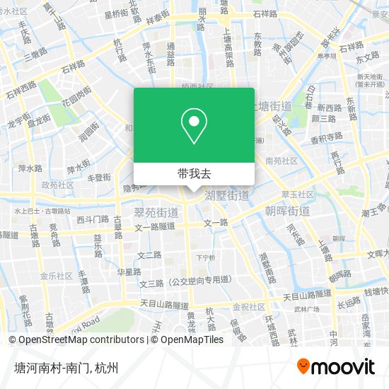 塘河南村-南门地图