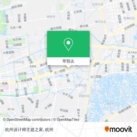 杭州设计师主题之家地图