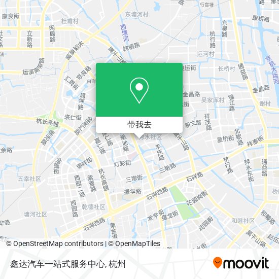 鑫达汽车一站式服务中心地图