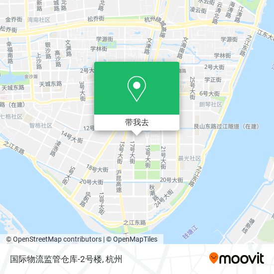 国际物流监管仓库-2号楼地图