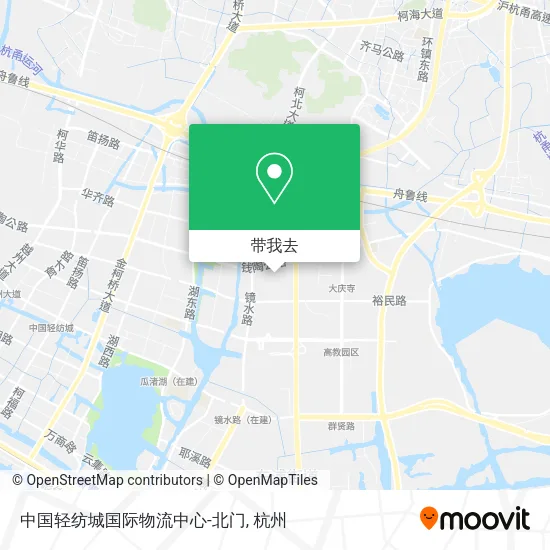中国轻纺城国际物流中心-北门地图