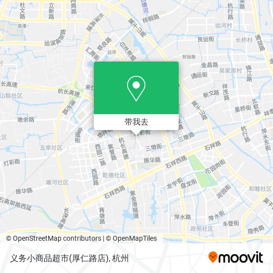 义务小商品超市(厚仁路店)地图