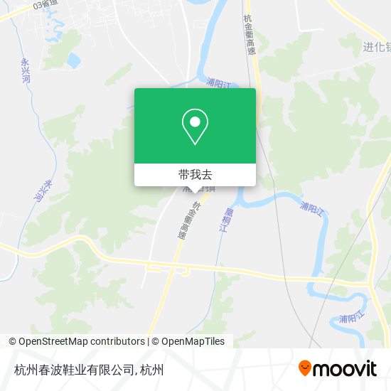 杭州春波鞋业有限公司地图
