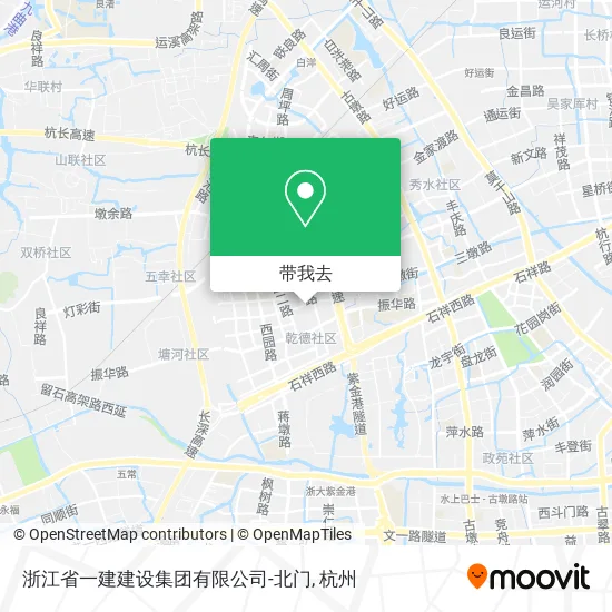 浙江省一建建设集团有限公司-北门地图