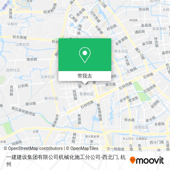 一建建设集团有限公司机械化施工分公司-西北门地图