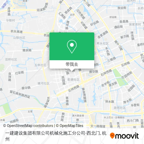 一建建设集团有限公司机械化施工分公司-西北门地图