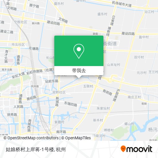 姑娘桥村上岸蒋-1号楼地图