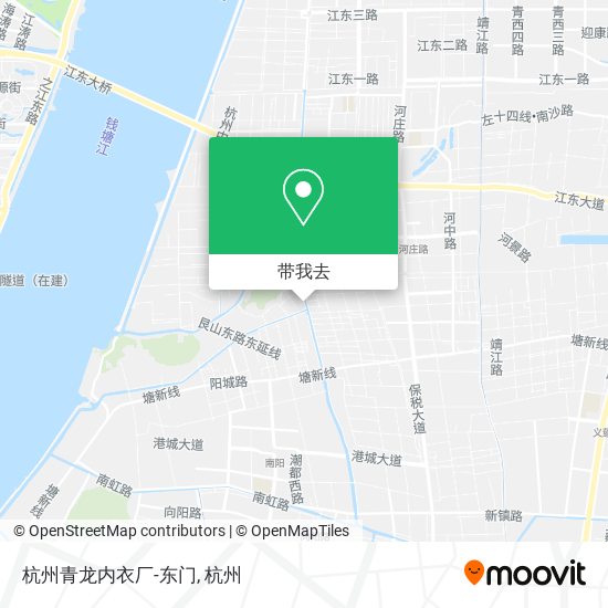 杭州青龙内衣厂-东门地图
