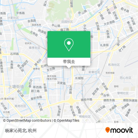 杨家沁苑北地图
