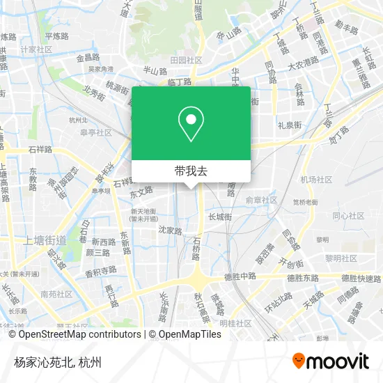 杨家沁苑北地图